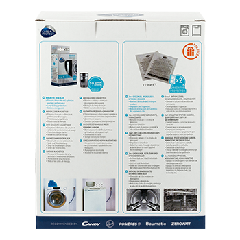 ONTKALKKIT VOOR WASMACHINES EN VAATWASMACHINES