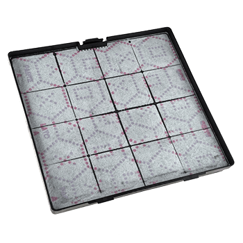 KOMPATIBILNÍ FILTRY S AKTIVNÍM UHLÍKEM PRO POHLCENÍ ZÁPACHU 223x228x30mm 510gr – Typ 241