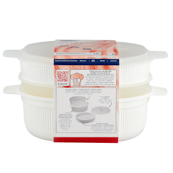 Parní hrnec/parní vařič do mikrovlnné trouby CARE + PROTECT