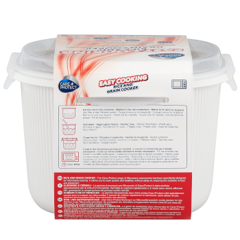 Olla para arroz y cereales para microondas CARE + PROTECT