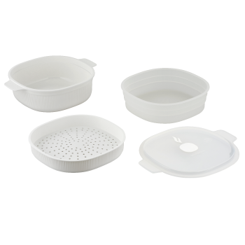 Vaporera/olla a vapor para microondas CARE + PROTECT