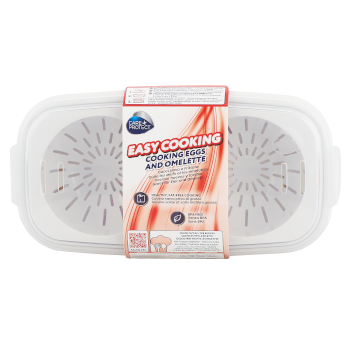 Escalfador de huevos y tortillas para microondas CARE + PROTECT