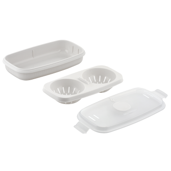 Escalfador de huevos y tortillas para microondas CARE + PROTECT
