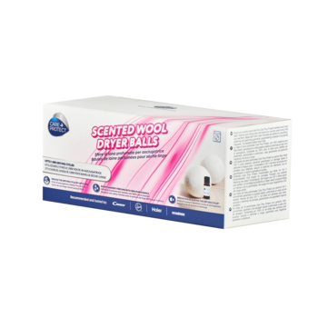 CARE + PROTECT Perfumed Dryer Balls, Halving Drying Time, Save Energy.